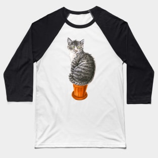 Potted cat Baseball T-Shirt